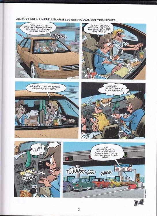 BD - Vie de merde N° 8  "En bagnole" 4
