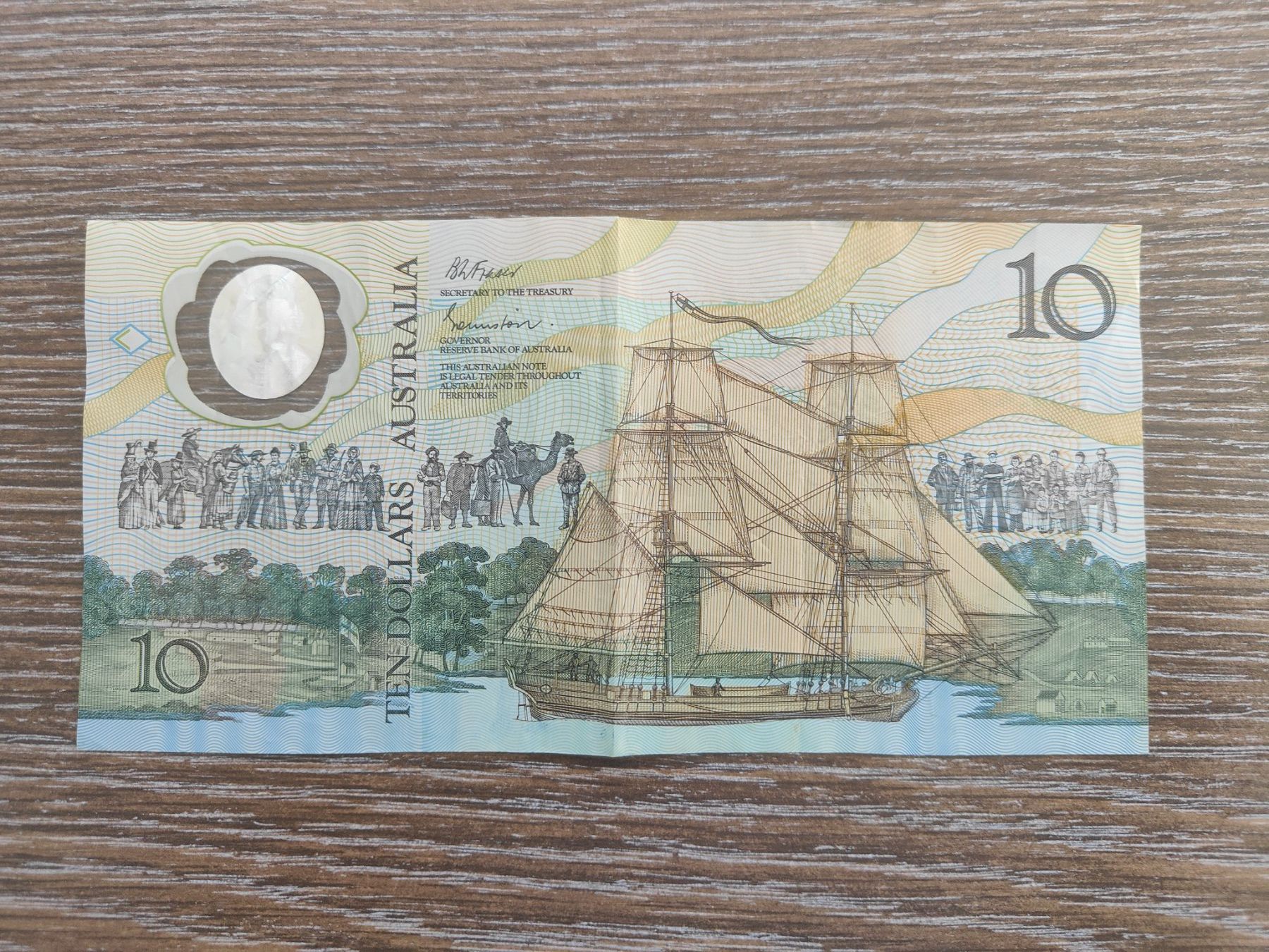 Banknoten: Australien 10 Dollars 1988 !!!!!!!! – Gebraucht aus Flaach von Lonzo99 1