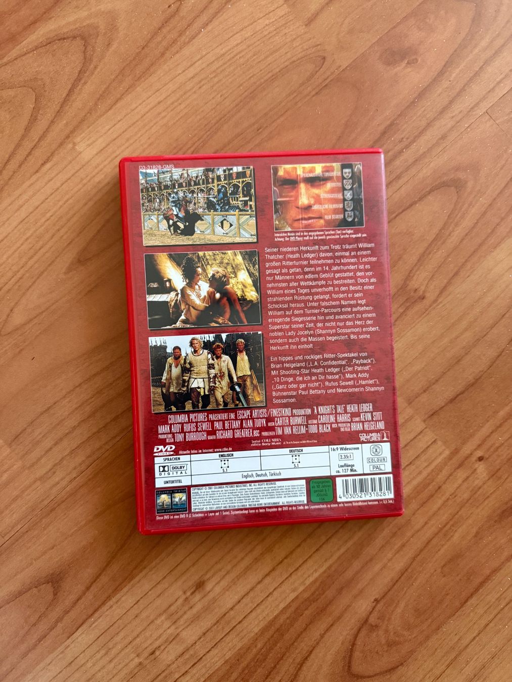 Tous les DVDs: Ritter aus Leidenschaft – D'occasion à Wängi par squirrelwoman 1