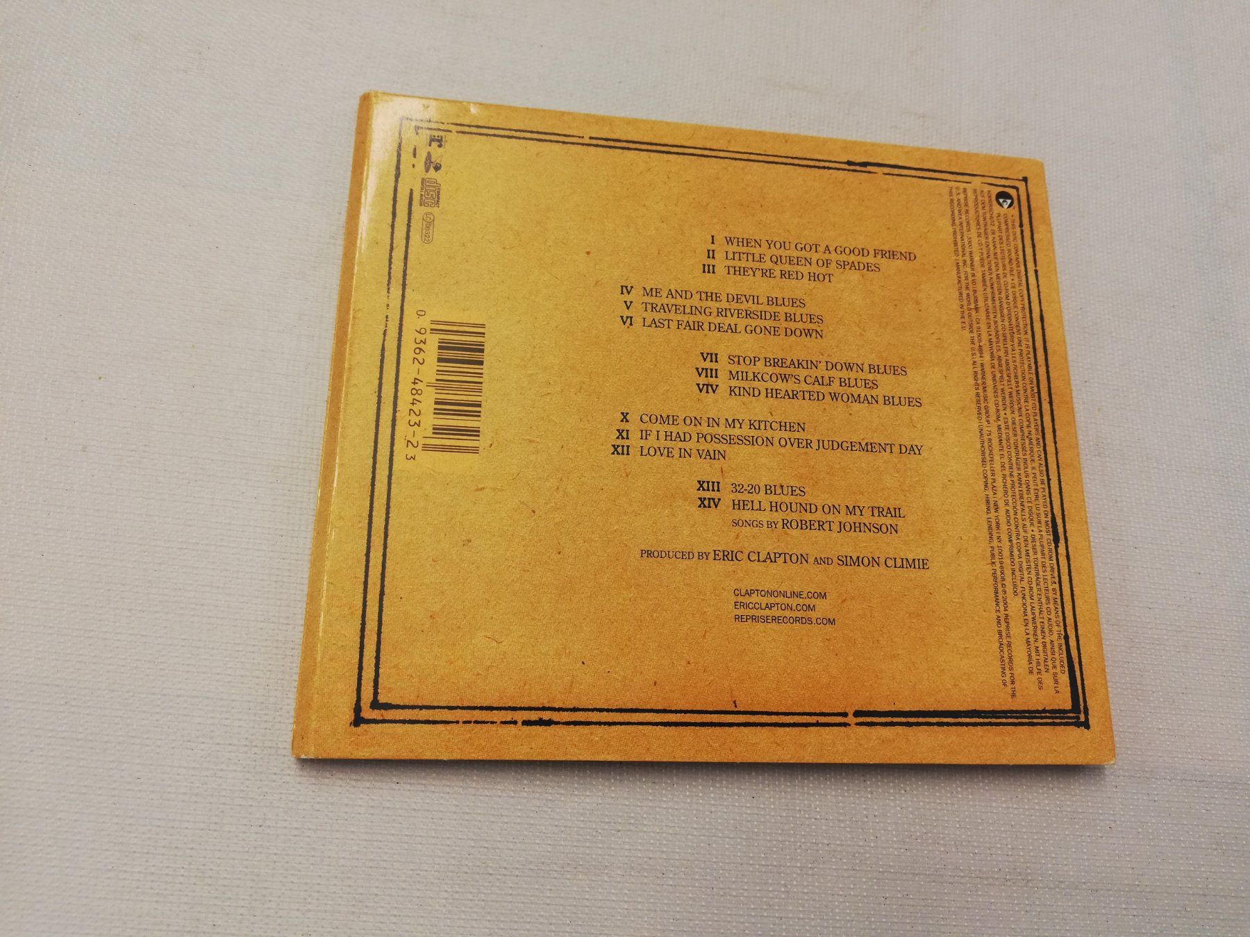 CD: ERIC CLAPTON - ME AND MR JOHNSON – Usato da Bern venduto da Vinylsound.ch 1