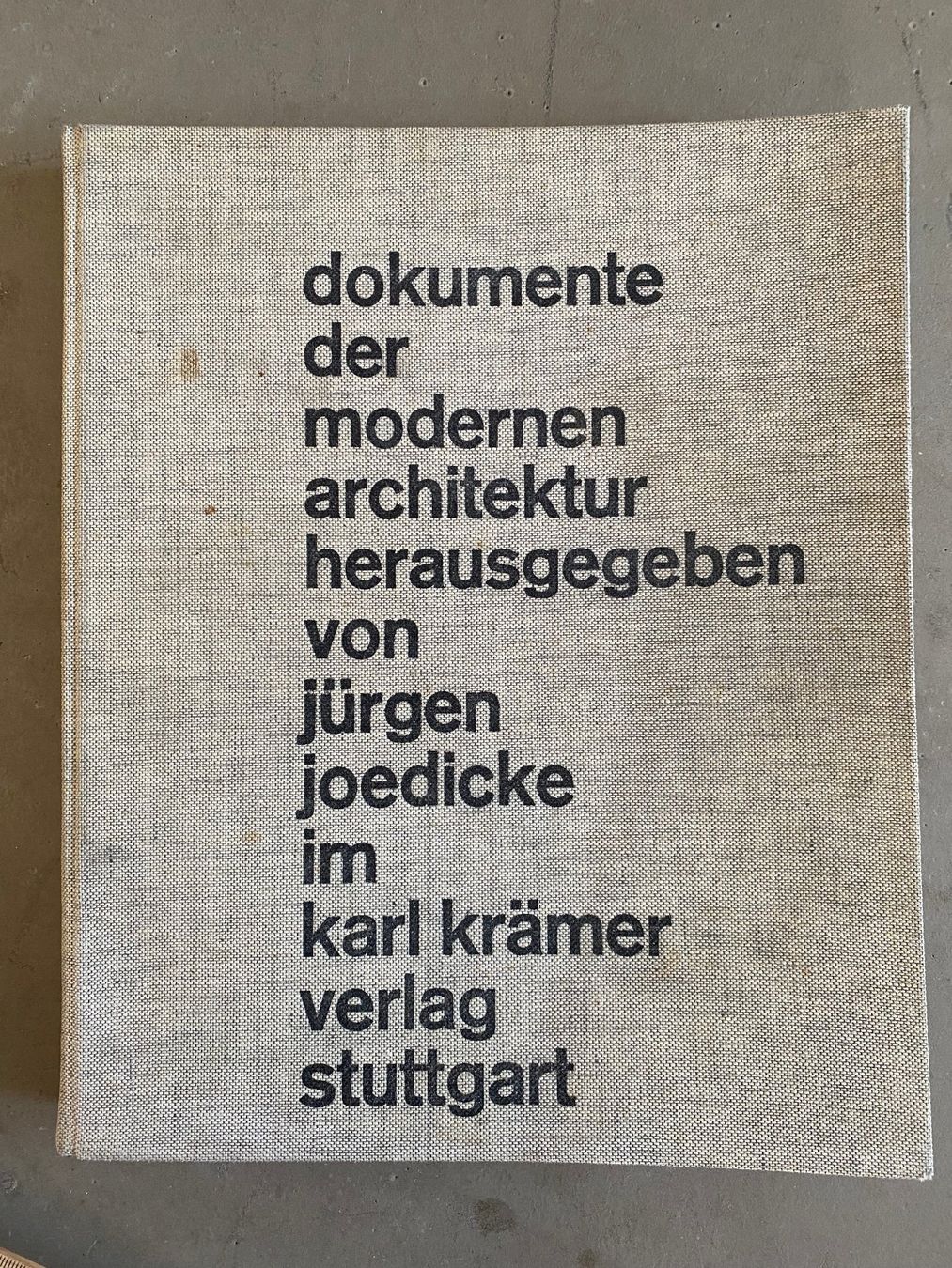Bücher: dokumente der modernen architektur – Gebraucht aus Zürich von fritzfranzantoni