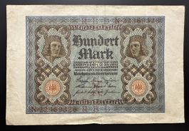 Reichsbanknote 1920 Hundert Mark