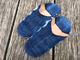 Babouches: Stoff Mali (38)-Sale