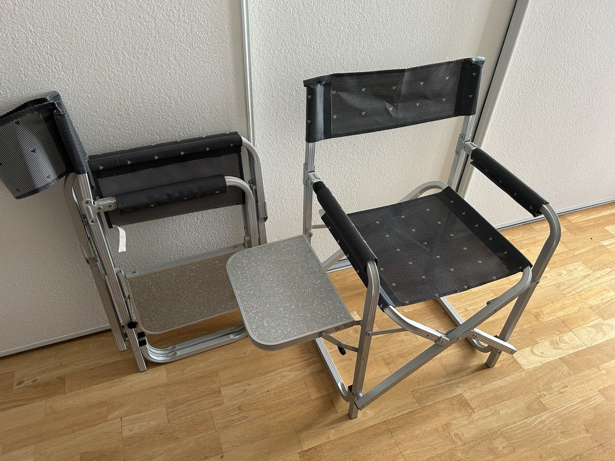 Stühle: 2 Bel-Sol high quality Camping Chairs with Table – Gebraucht aus Basel von Andrewg88 1