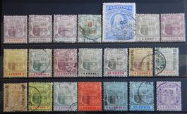 Mauritius ex. Kat. 83-127 */gest. 1905/07