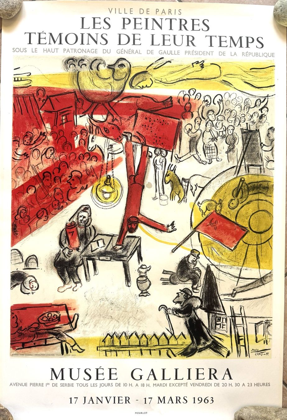 Grafica & Litografie: Marc Chagall, Vintage Lithographie 1963 – Usato da Ponte Tresa venduto da 11GalleriaAlterEgo11 8
