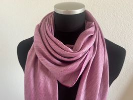 Colora Dreiecktuch Modal/Wolle/Seide, Dunkelpink/meliert NEU