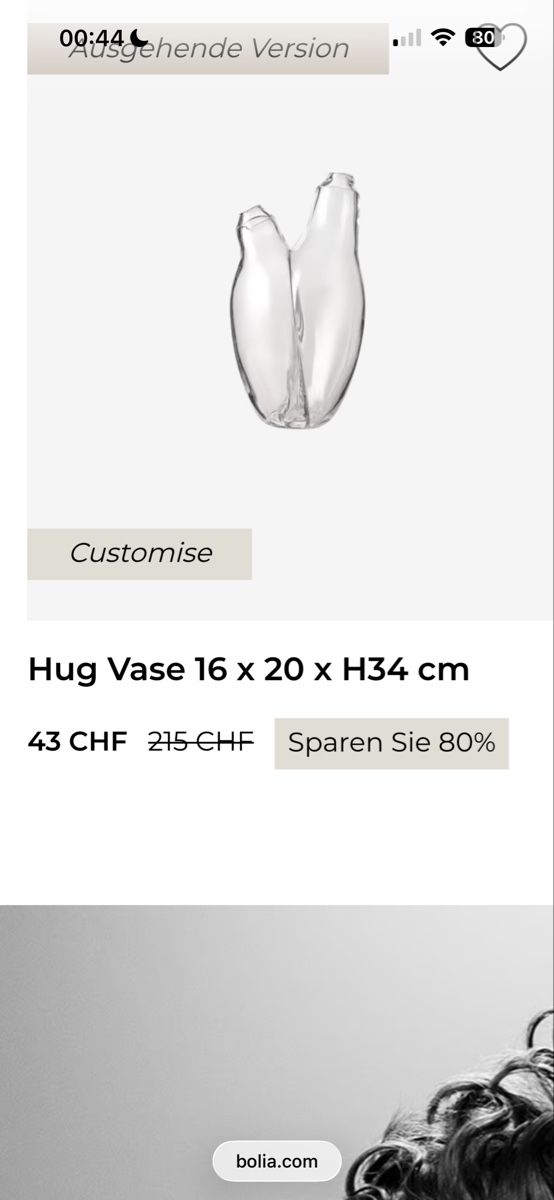 Vasi & Recipienti: Bolia Hug vase – Usato da Münchenstein venduto da ArleneLM 2