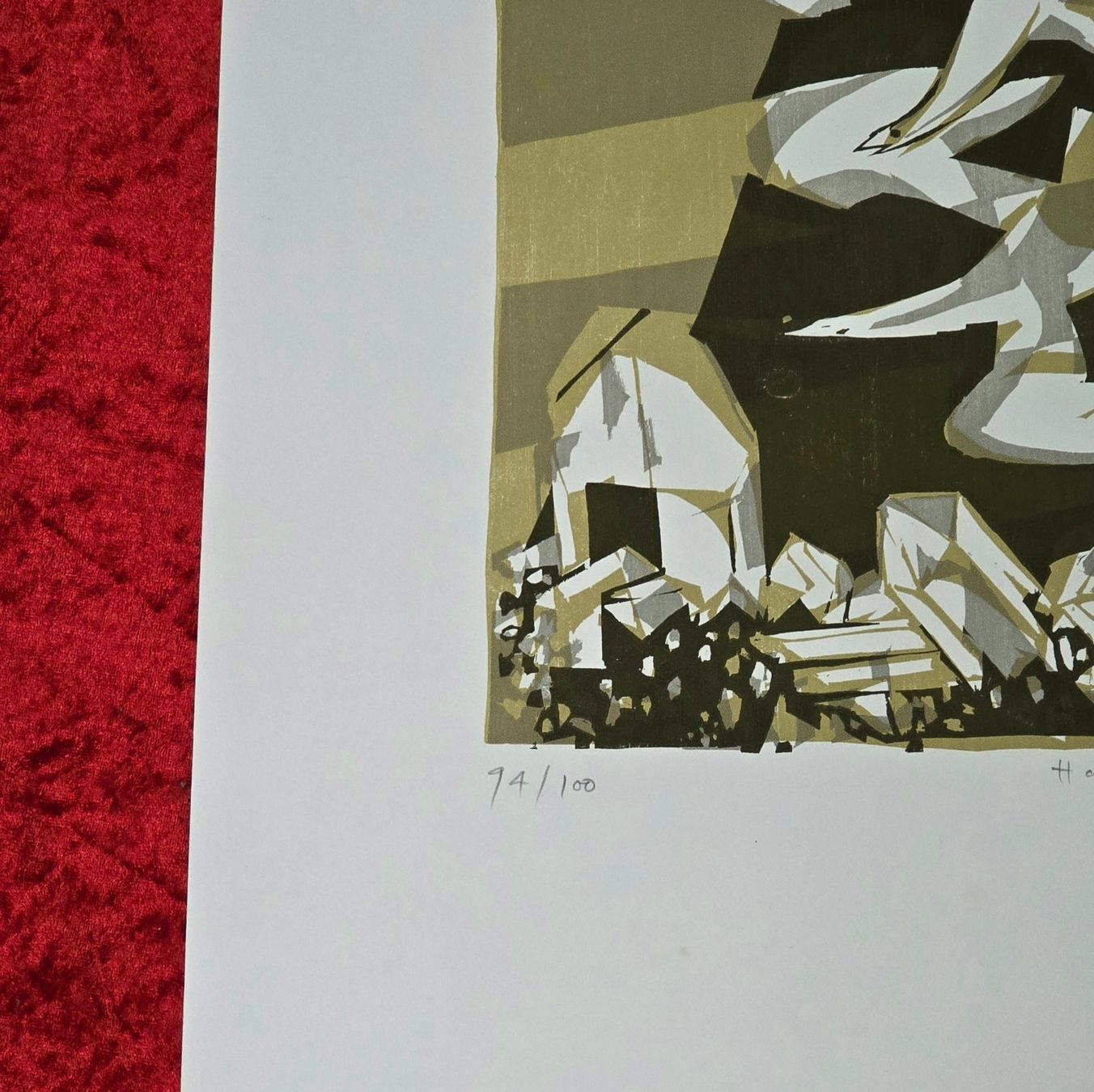 Grafica & Litografie: Hans Studer. Farblithografie. Handsigniert&nummeriert 94/100 – Usato da Reinach BL venduto da Pendling 4
