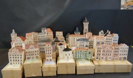 Porzellan Miniaturen Prager Gebäude 30 Stk. von STF