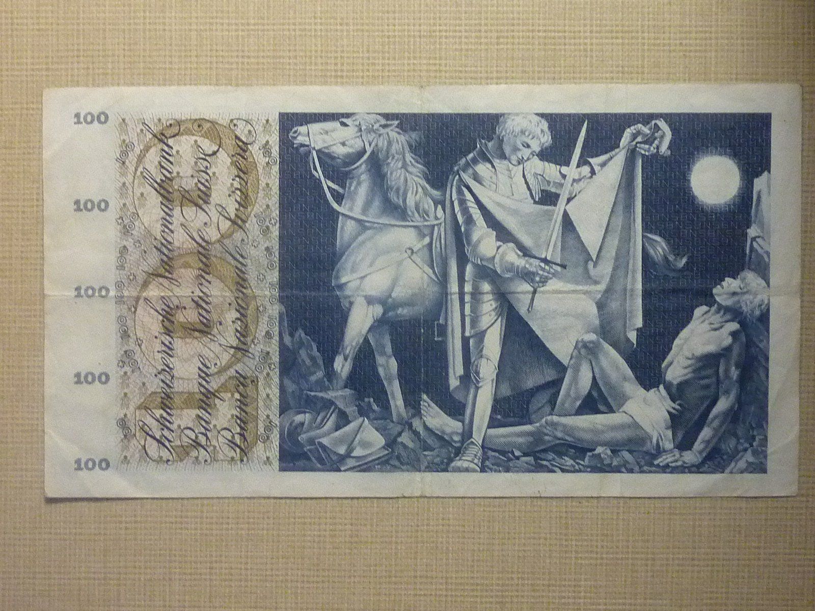 Banconote: 100 Fr. Note 1969 Januar Zürich – Usato da Seon venduto da aee_7gpz 1