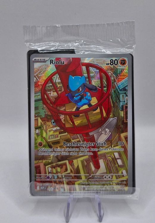 SEALED Riolu / Black Star Promo / Mega Enticklung / MEP 010 (Neu und ...