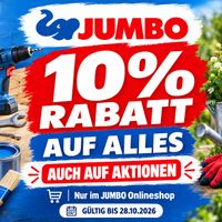 JUMBO 10% online Gutschein bis 28.10.26 auf Alles