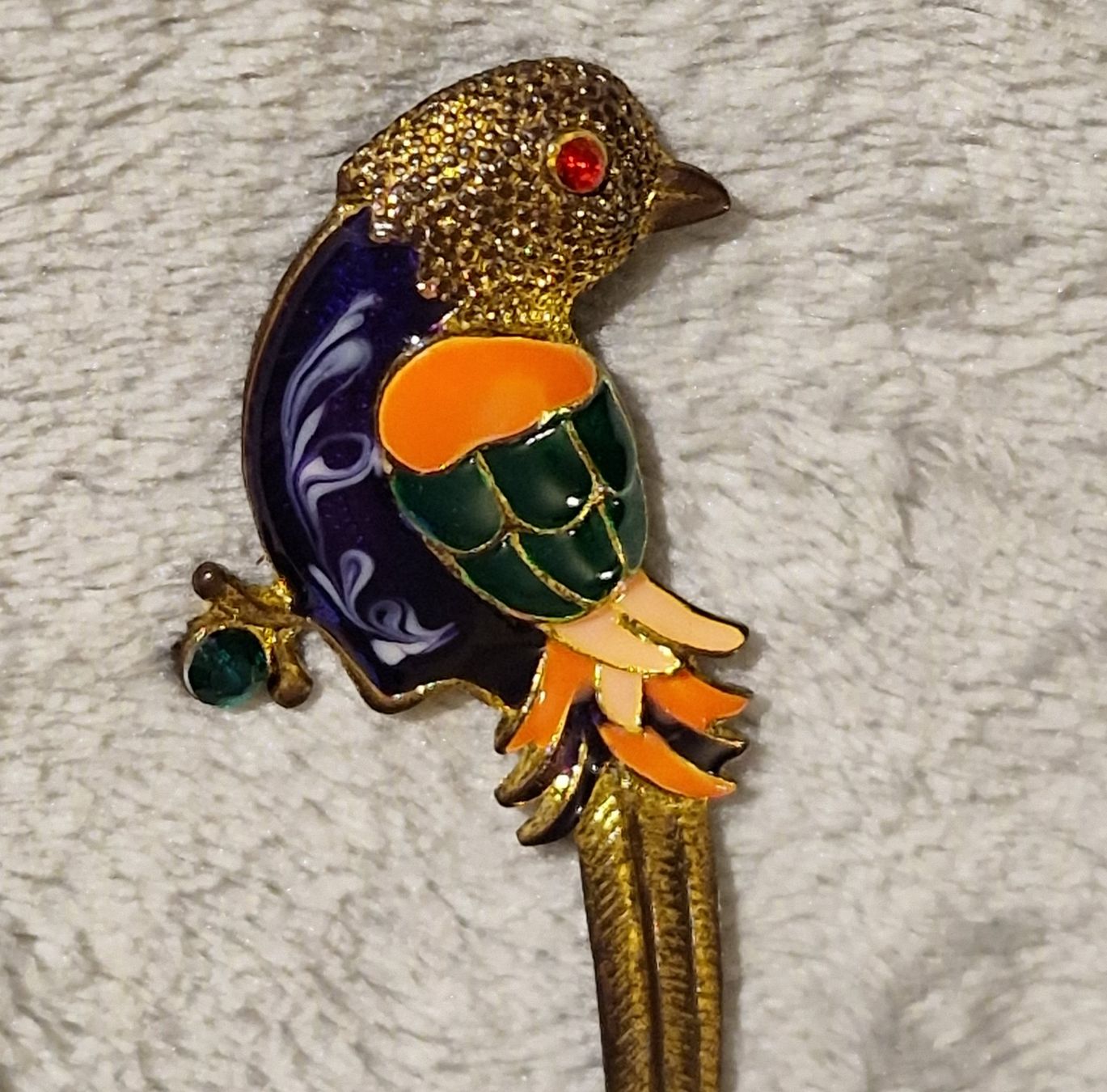 Broschen & Nadeln: Spezielle, schöne Vintage Brosche Fasan oder Paradiesvogel? – Gebraucht aus Zürich von silver-team 3
