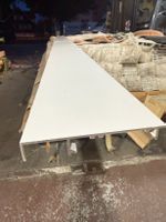 Sockelleisten Aluminium Kabel Kanal 100 weiss
