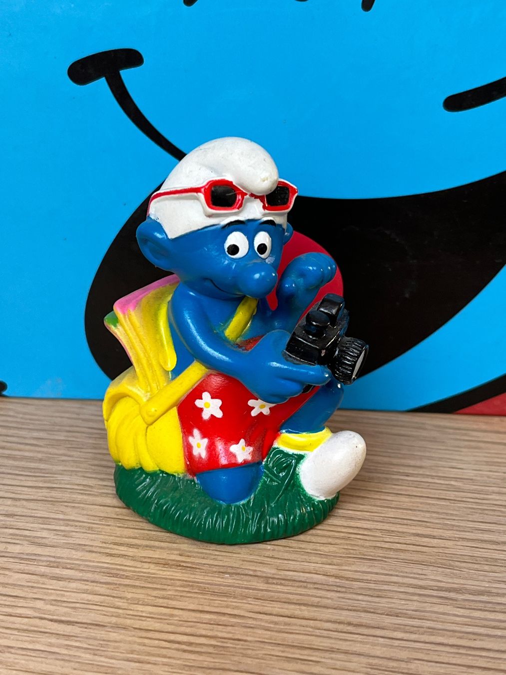 Statuette: Tourist-Schlumpf, Candy Topper, 1996 – Nuovo (secondo la descrizione) da Lyss venduto da Duckszone