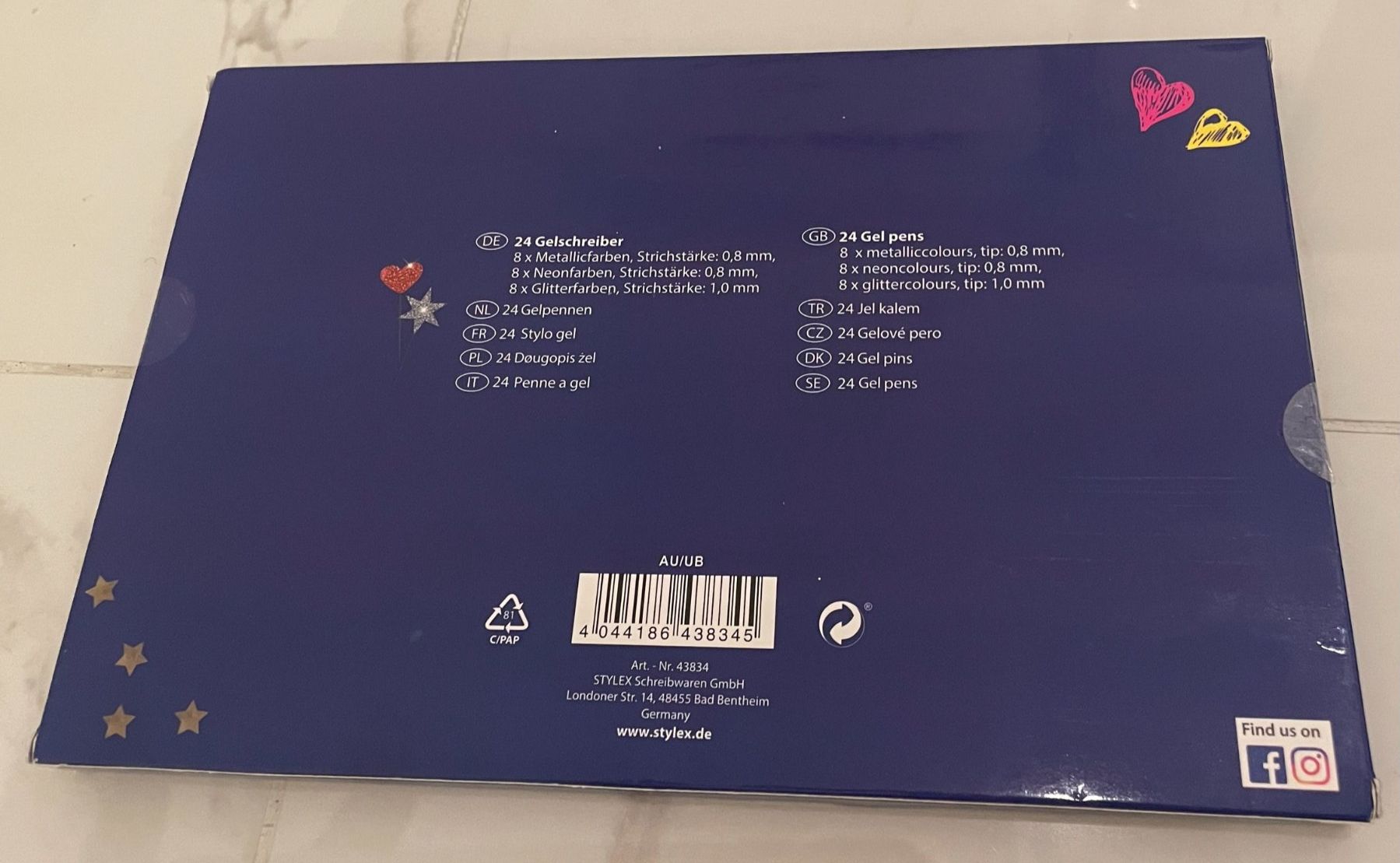 Stifte & Marker: Lot de 24 stylos gel - neufs – Neu (gemäss Beschreibung) aus Le Locle von marie_b28 1