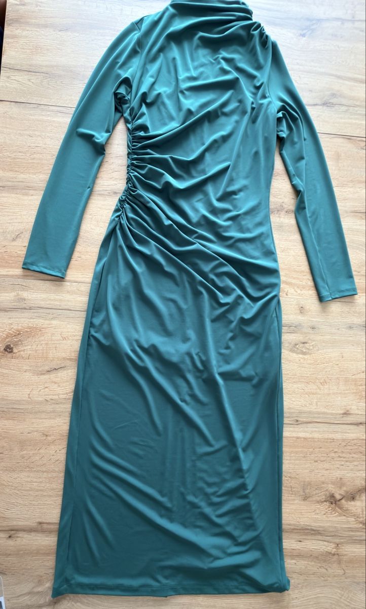 Zara Vestiti: Zara, Elegantes, langes,  grünes Kleid, Gr M/36 – Usato da Urdorf venduto da fairfashion