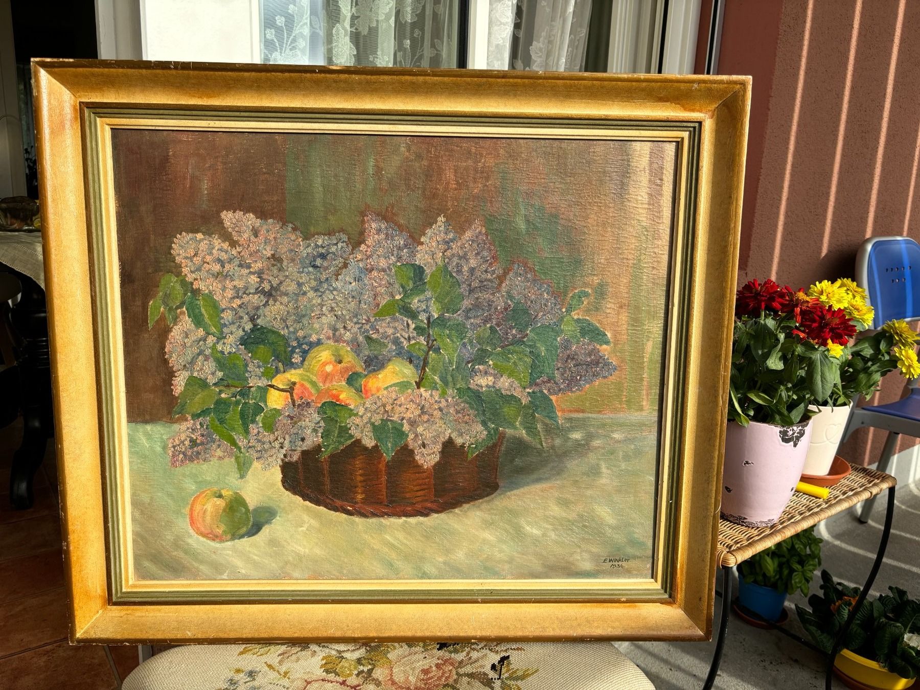 Dipinti: EXKLUSIVE Alte Bild Sig. E.Winkler – Usato da Zürich venduto da Nofelet31 6
