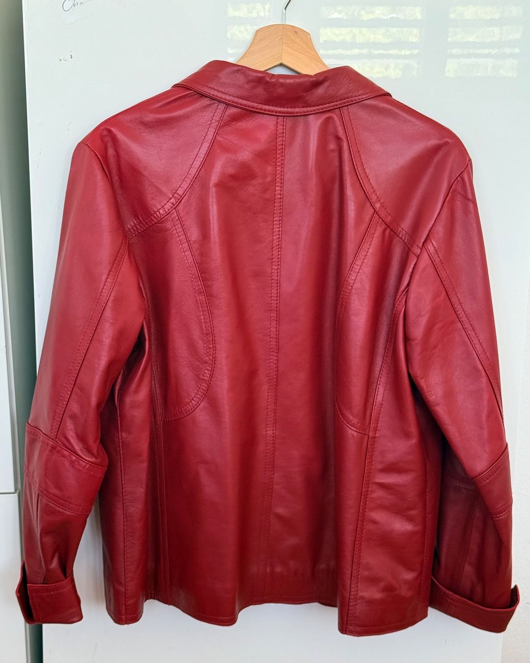 Giacche: Rote Lederjacke 1957 Firenz, Gr. 52 – Usato da Kilchberg ZH venduto da KellerCI 1