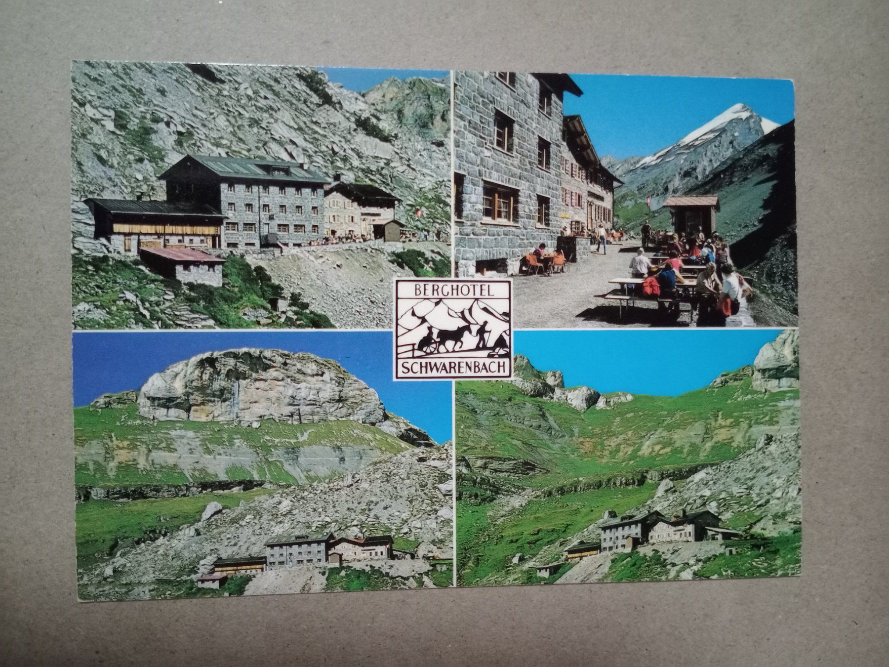 Cartoline postali: Berghotel Schwarenbach am Gemmipass – Usato da Küttigen venduto da Melisch1000
