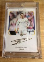 Real Madrid Federico Valverde Autogramm Karte 2025 guter Zus