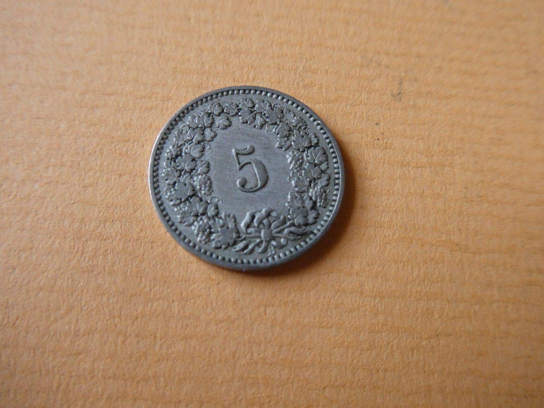 Tutti le monete: Schweiz 1892, 5 Rappen – Usato da Hinterforst venduto da Rohusri 1