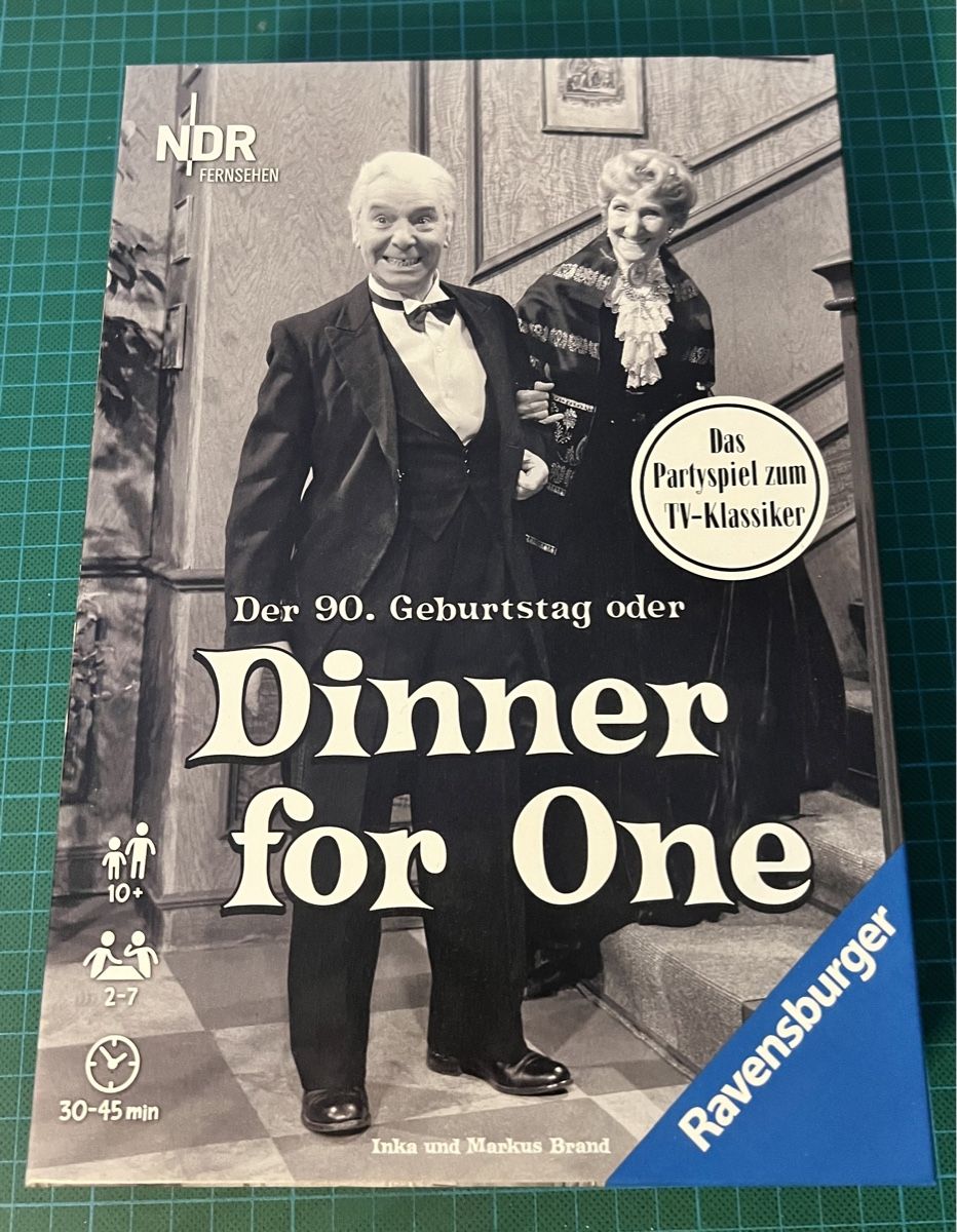 Ravensburger Giochi: Dinner for one Brettspiel  – Usato da Sevelen venduto da Ritiplampi