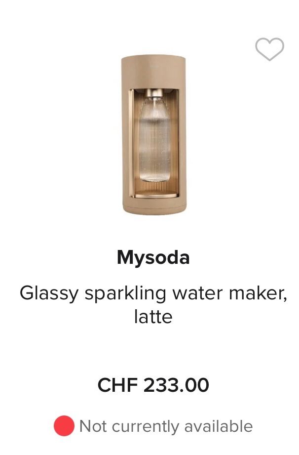 Elettrodomestici da cucina: Mysoda Glassy Latte – Usato da Thayngen venduto da Lovely_Family 4
