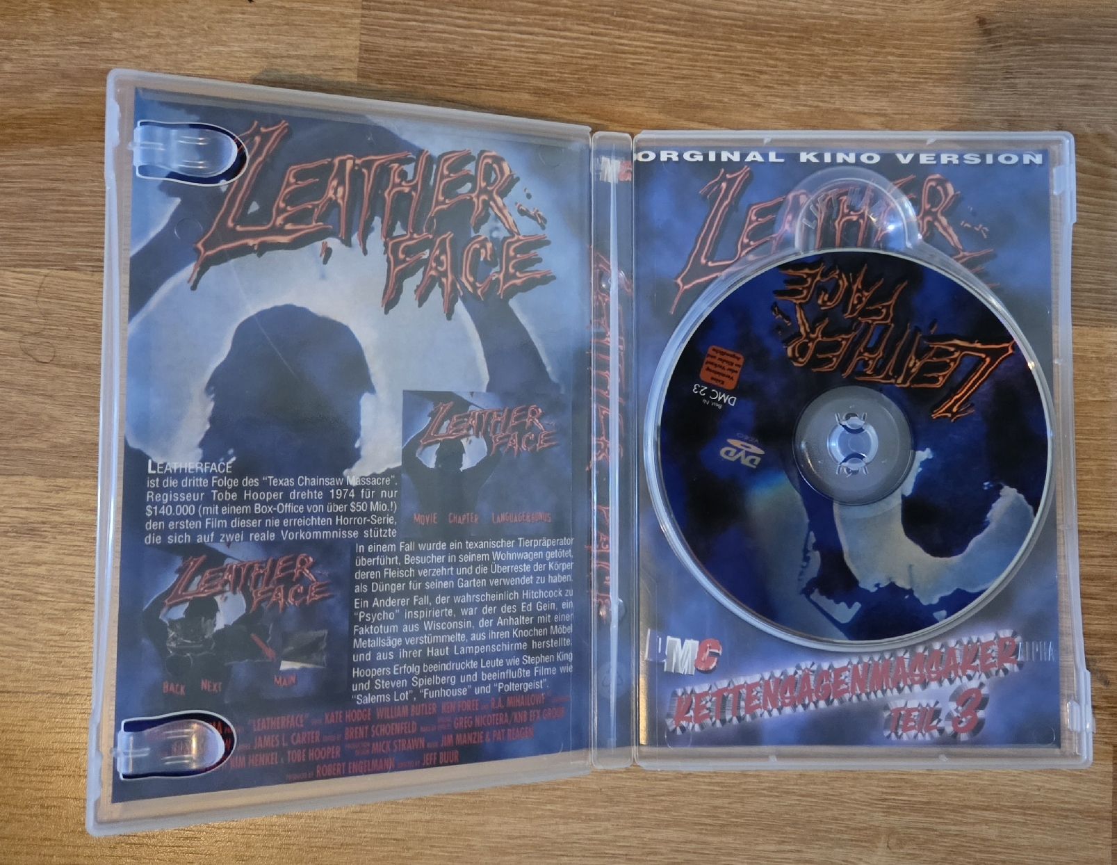 Tutti i DVDs: Texas Chainsaw Massacre Teil 3 DVD Uncut – Usato da Winterthur venduto da raymen74 2