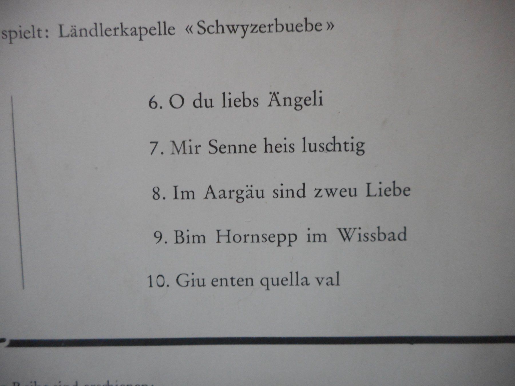 Dischi in vinile: Schallplatte Vinyl – Usato da Bretzwil venduto da gbfluck 3