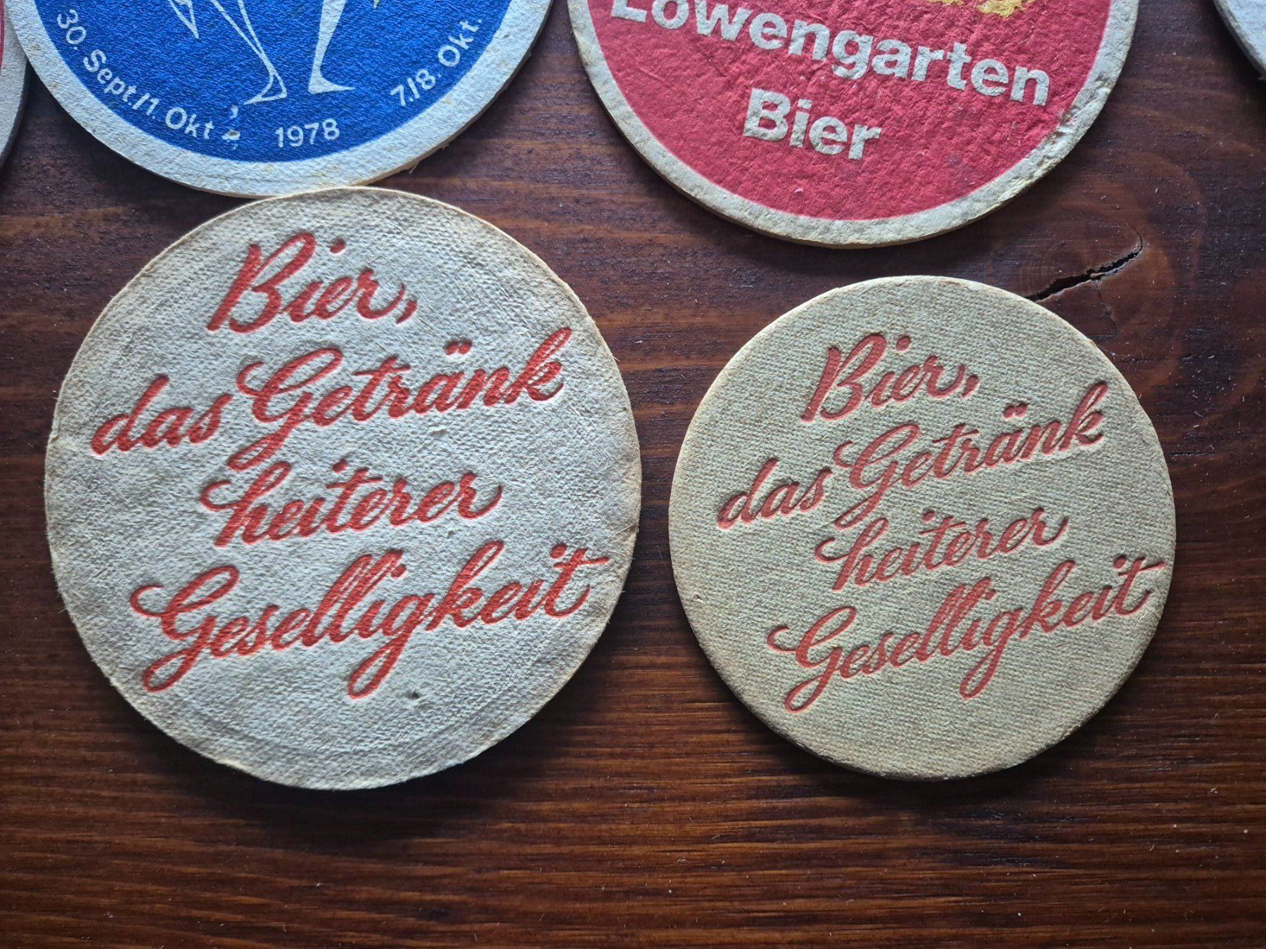 Sottobicchieri: Bier Brauerei Löwengarten Bierdeckel – Usato da St.Gallen venduto da Stocken64 3