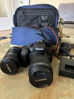 Canon 750, 2 Objektive und Kameratasche
