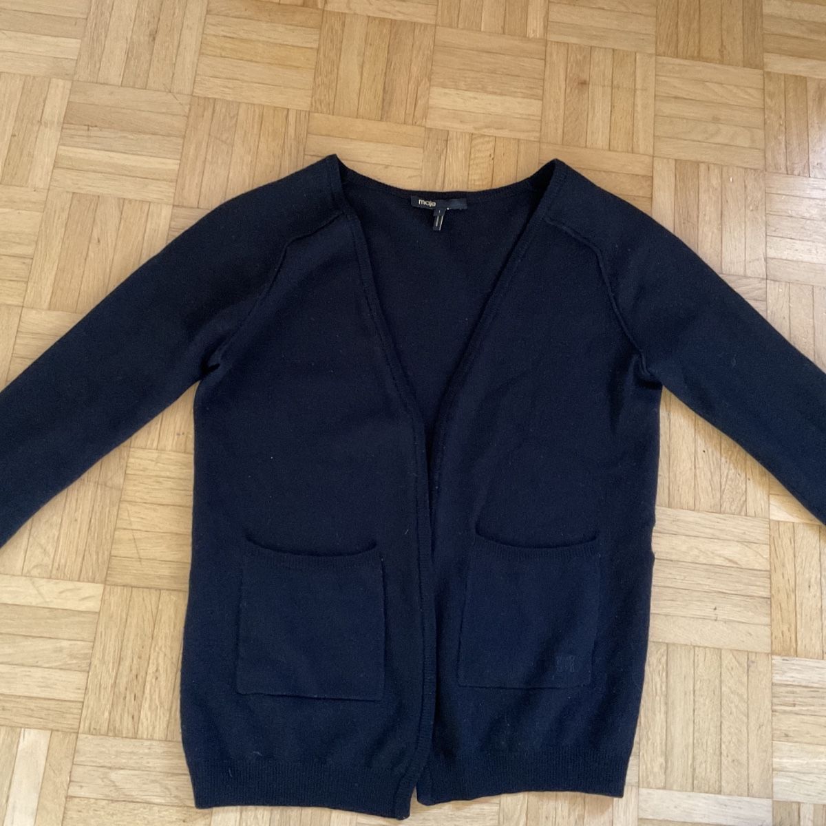 Maje Maglioni & Felpe: MAJE cardigan schwarz Wool Und Silk Sandro – Usato da Kriens venduto da bonobo40 6