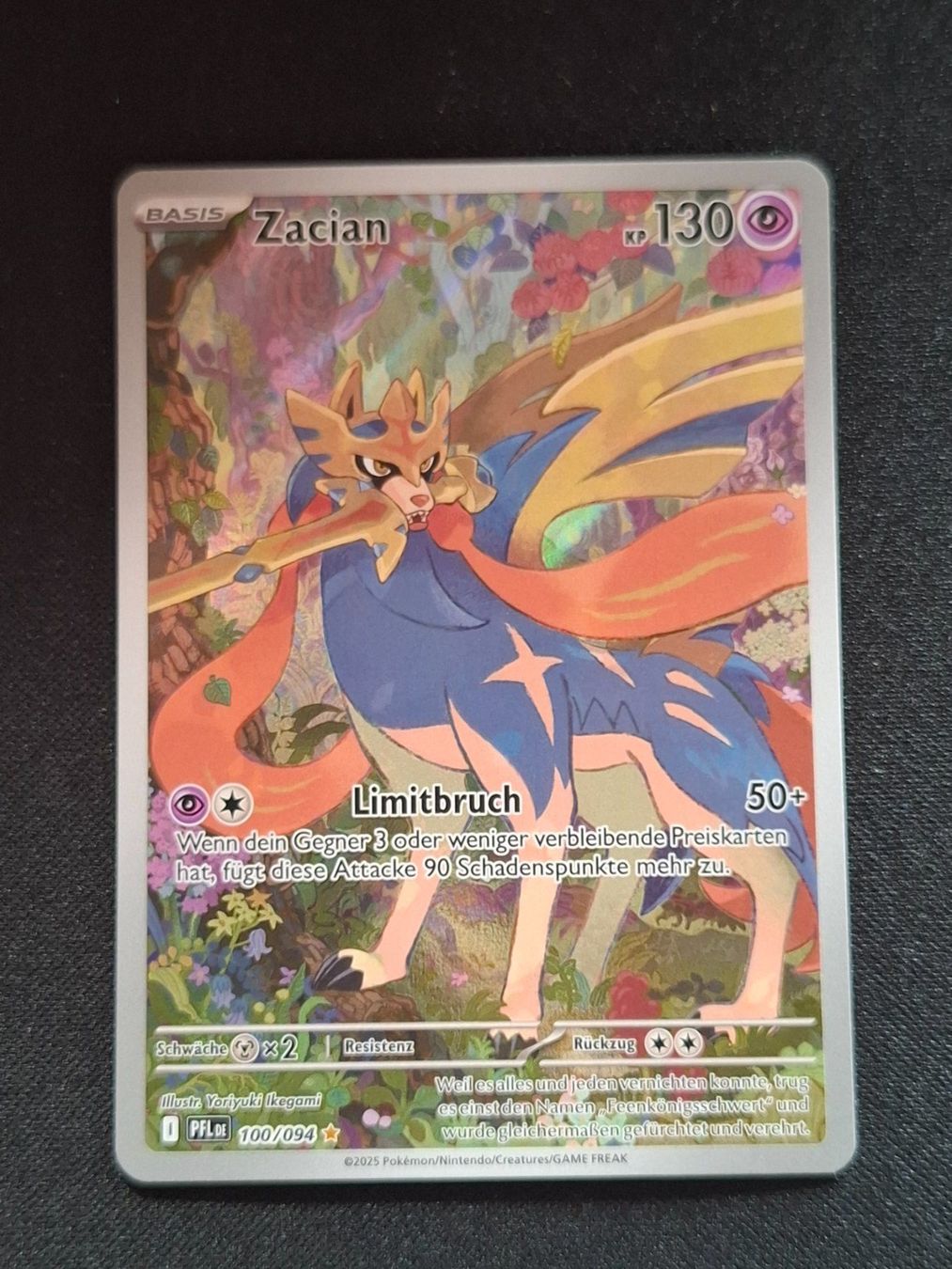 Pokémon Sammelbilder & Trading cards: Pokemon Zacian 100/094 PFL – Neu (gemäss Beschreibung) aus Gammen von Karbax