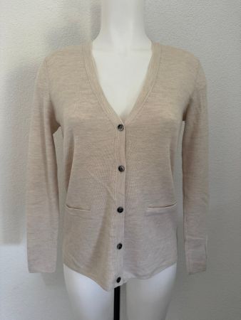 Hugenberg Strickjacke Cardigan Gr S 100% Merino Superfine