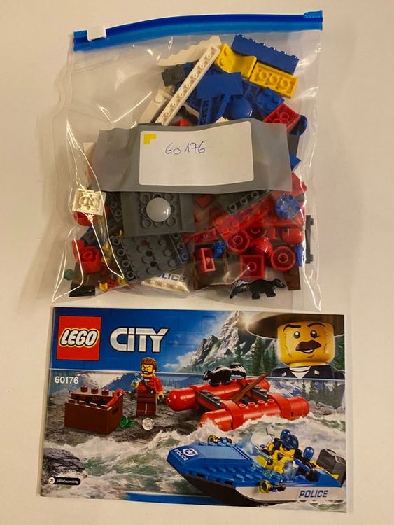 Lego Set 60176 - City Polizeiboot mit Gangster-Schlauchboot | Kaufen ...
