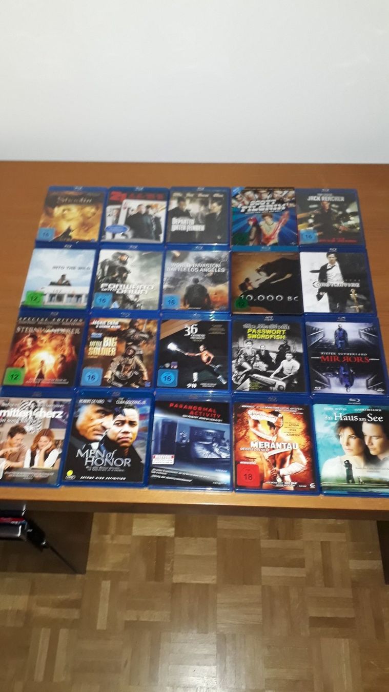 Alle DVDs: 20 Blu Ray Filme – Gebraucht aus Cham von vento9