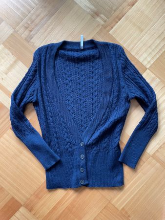 Strickjacke von aiayn  (Navy, Gr. L)
