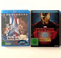 Iron man 1,2,3 Steelbook,NEU Sealed Capitan America, Blu-ray
