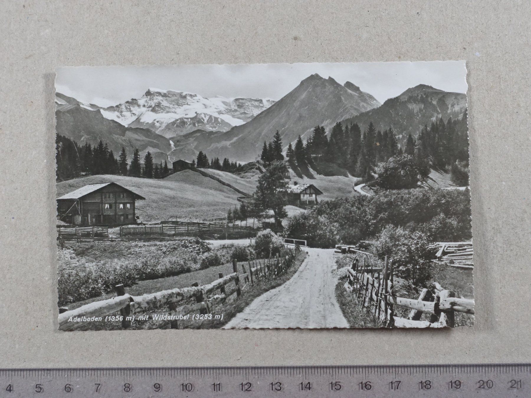 Cartoline postali: Adelboden, Wildstrubel, 1946 – Usato da Lenzburg venduto da fh1