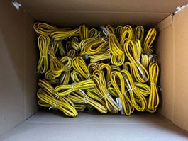 *Neu* 100x 1.5 Meter Netzwerkkabel CAT5e bis 1000mbits