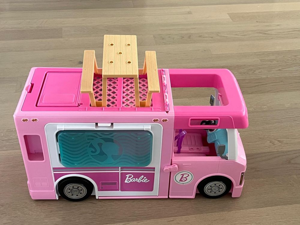 Verwunderlich Barbie Super Abenteuer Camper Ebenbild