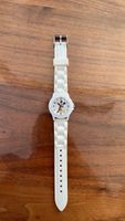 Kinderuhr Disney Mickey Mouse weiss Gurtband gut erhalten