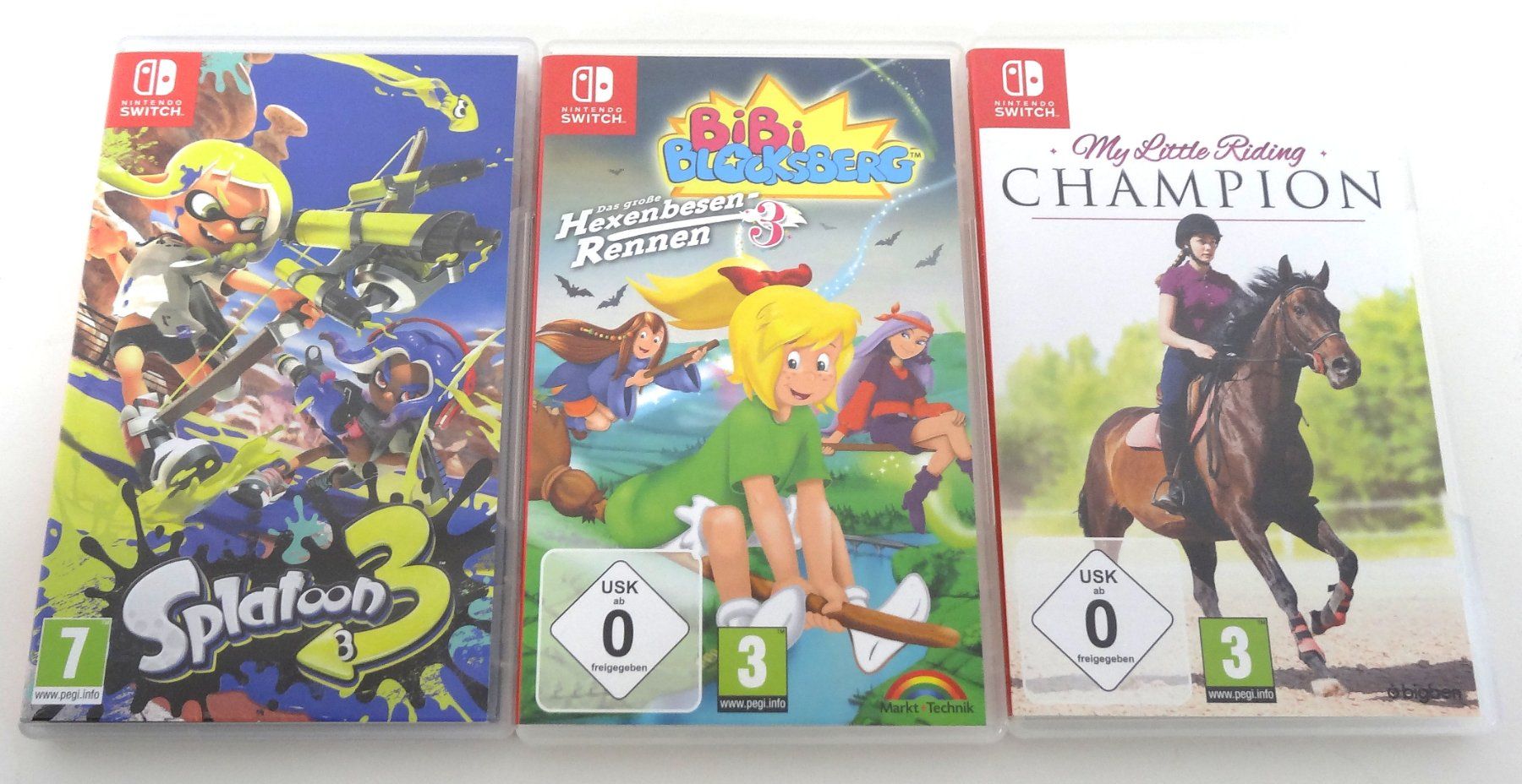 Nintendo Spiele: Nintendo Switch Game Sammlung (3 Spiele) – Gebraucht aus Volketswil von brockipfannenstil