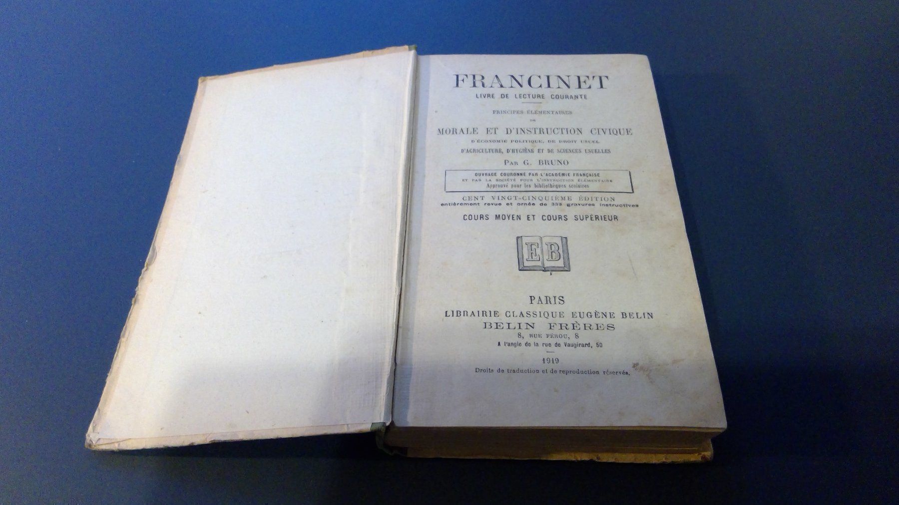 Libri: Francinet - Livre de lecture (G. Bruno) – Usato da Ebikon venduto da altiplano 2