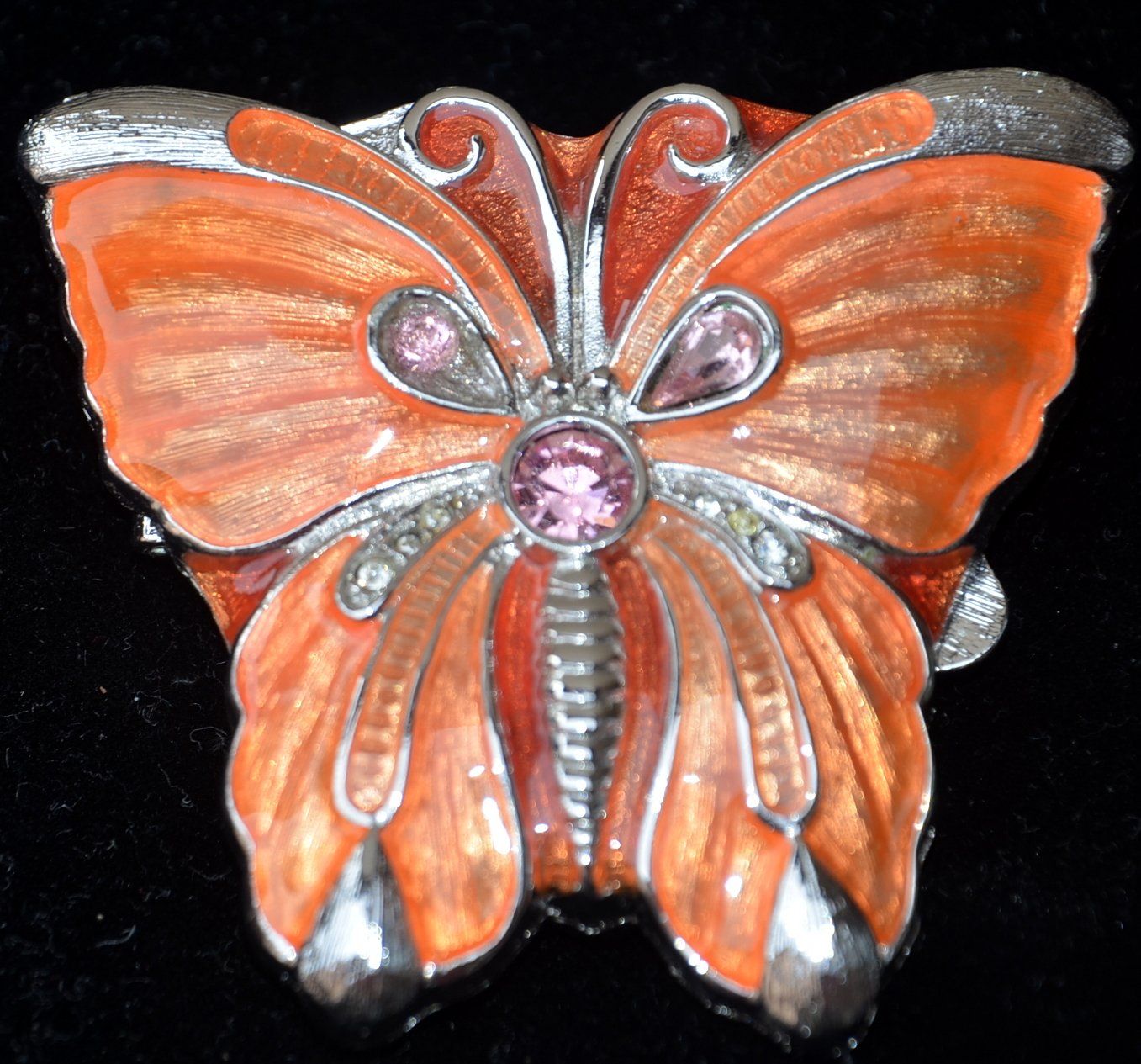 Estée Lauder Flaconi: Estée Lauder pleasures Butterfly Solid Perfume 1990s – Usato da Collonges venduto da arashee