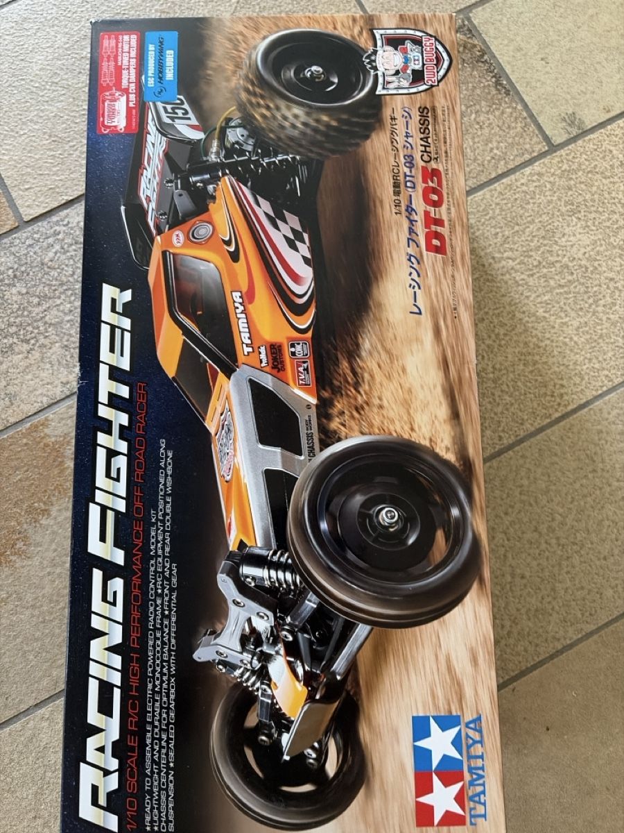 Tamiya RC Kits de montage: Tamiya Racing Fighter 2WD Buggy Modellbau Auto – D'occasion à Oberentfelden par Elifant 2