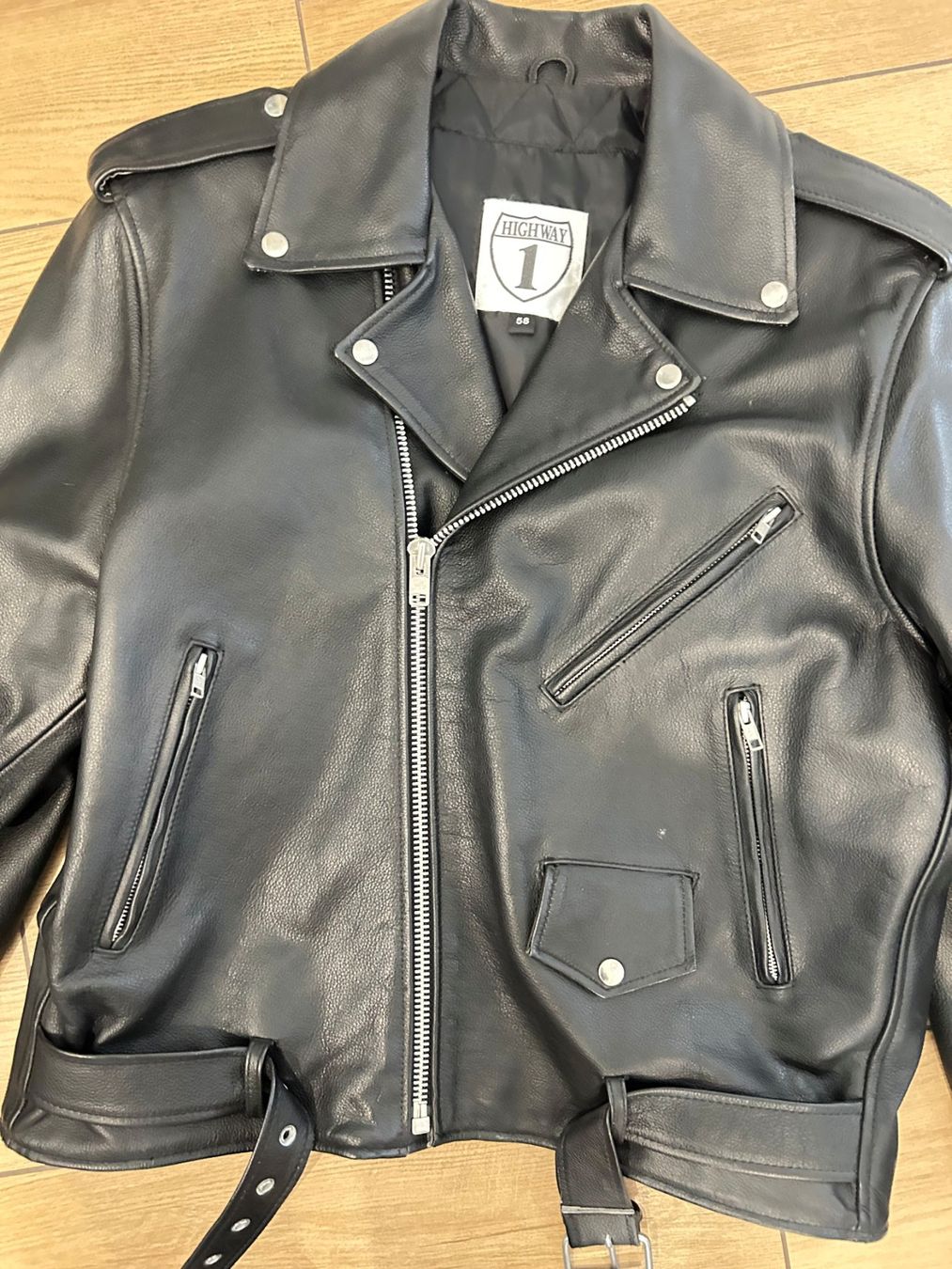 Vestes: Lederjacke Highway 1 Grösse 58 – D'occasion à Bättwil par paul74