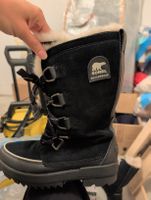 Sorel Black Winter Boots - Size EU 40 / UK 7 (Excellent Cond